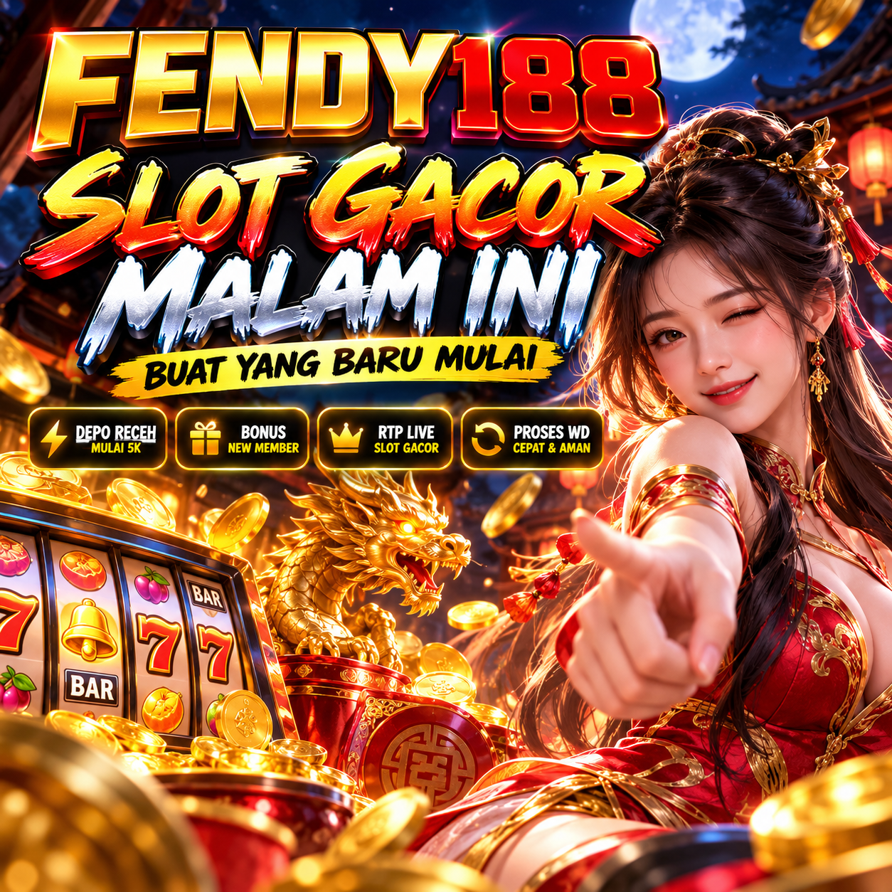 FENDY188: Slot Gacor Malam Ini Buat yang Baru Mulai