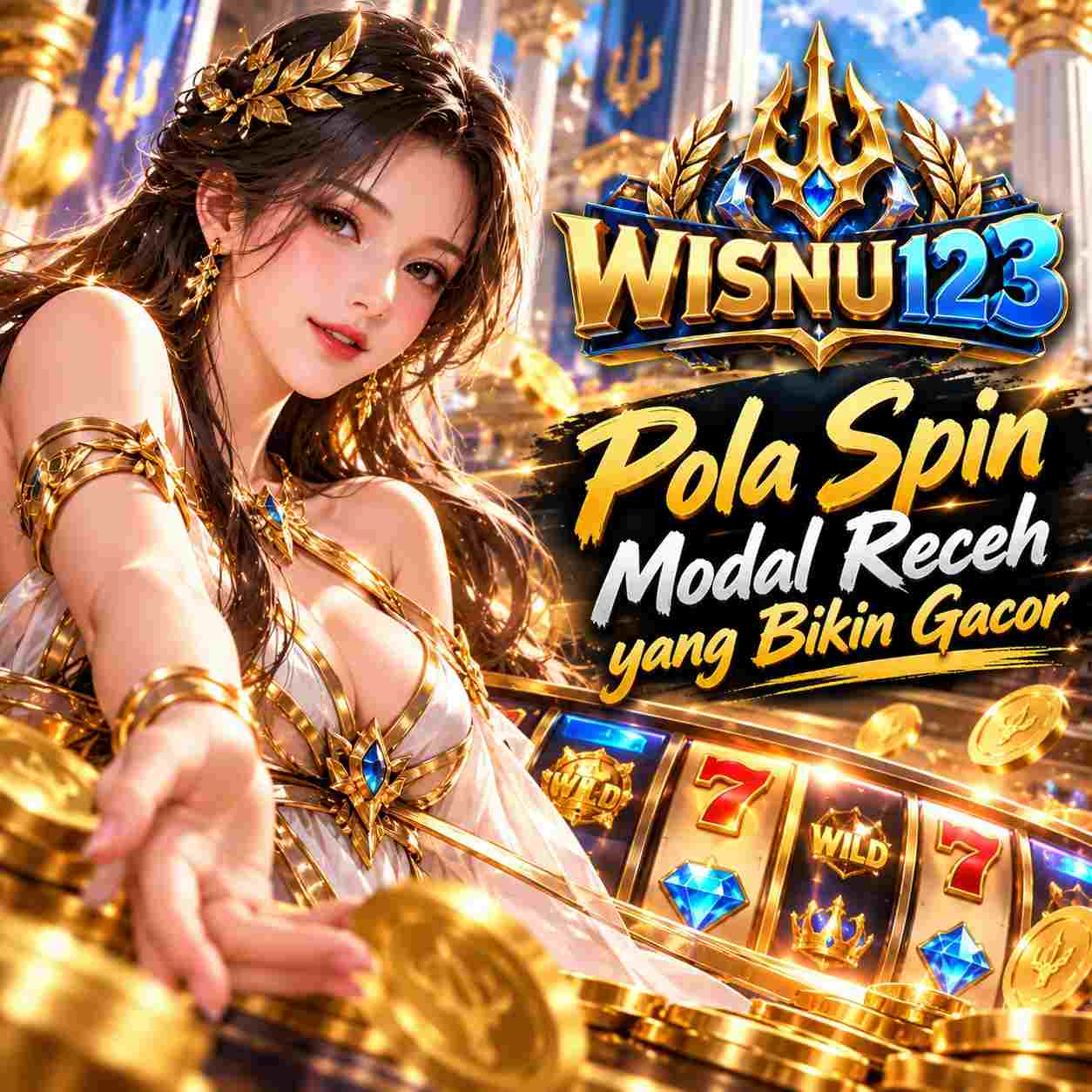 Banner WISNU123 dengan pilihan provider permainan