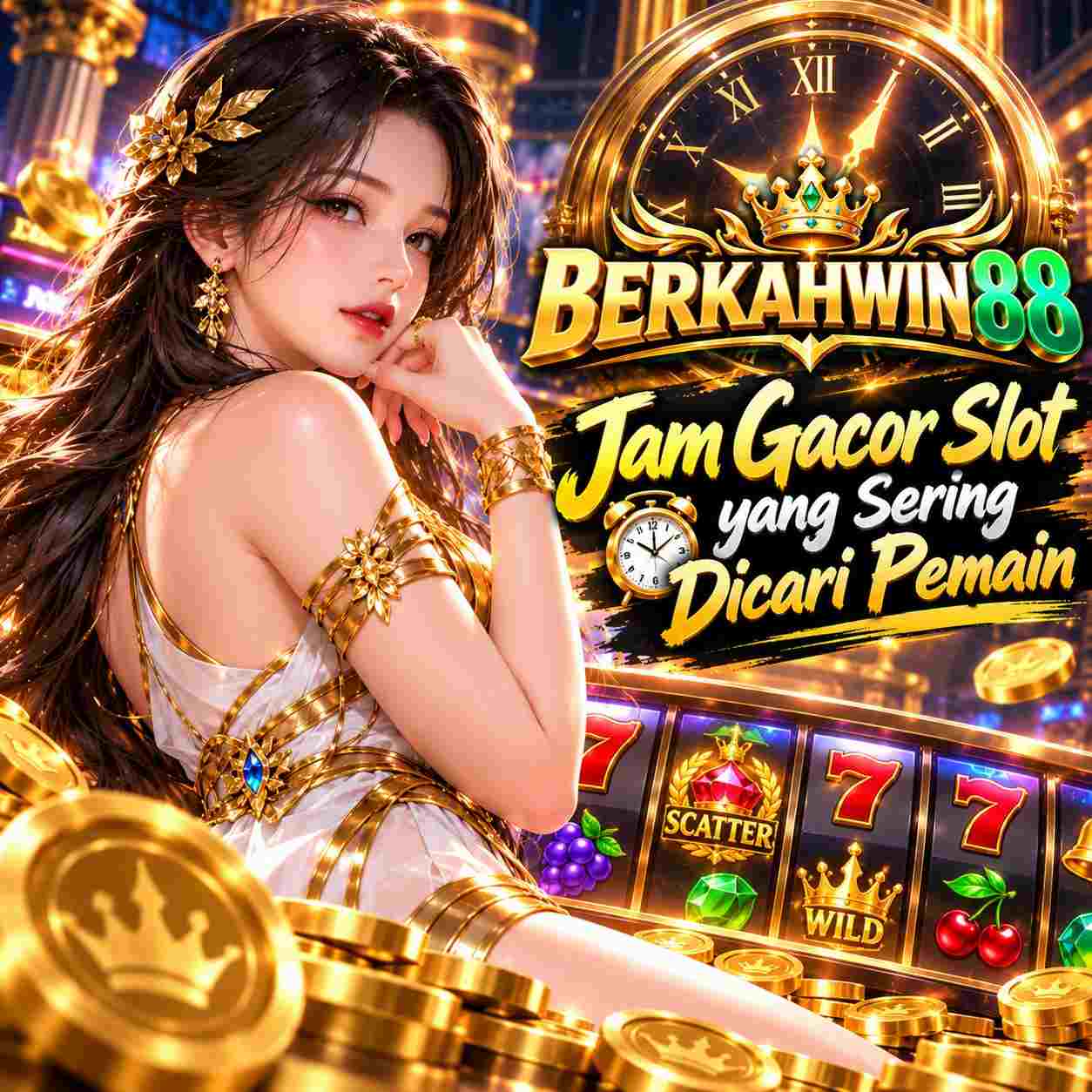Banner BERKAHWIN88 dengan pilihan provider permainan