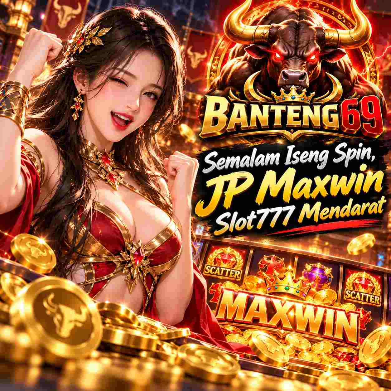 Banner BANTENG69 dengan pilihan provider permainan