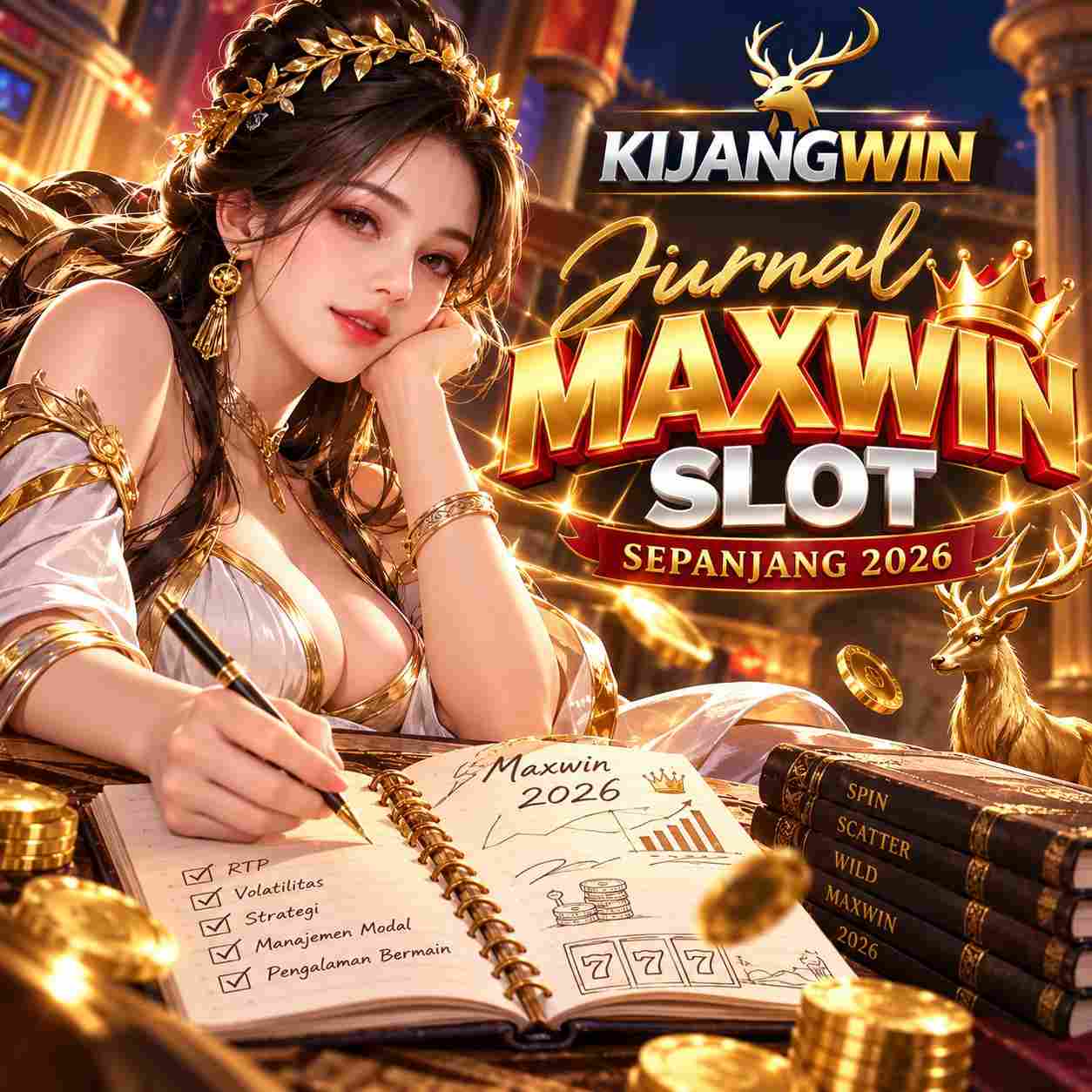 Banner KIJANGWIN mengenai fitur permainan
