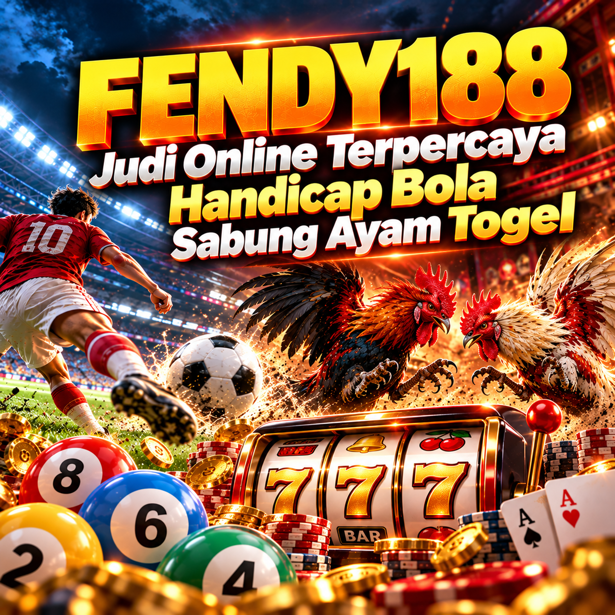 FENDY188 Judi Online Terpercaya Handicap Bola Sabung Ayam Togel